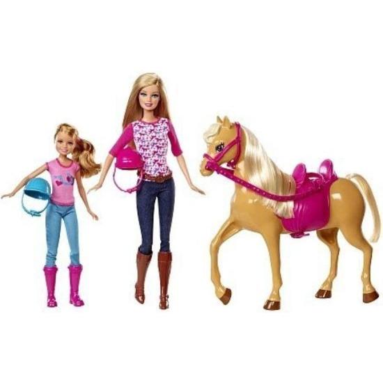 Barbie バービー Pinktastic Sistersライディングレッスン