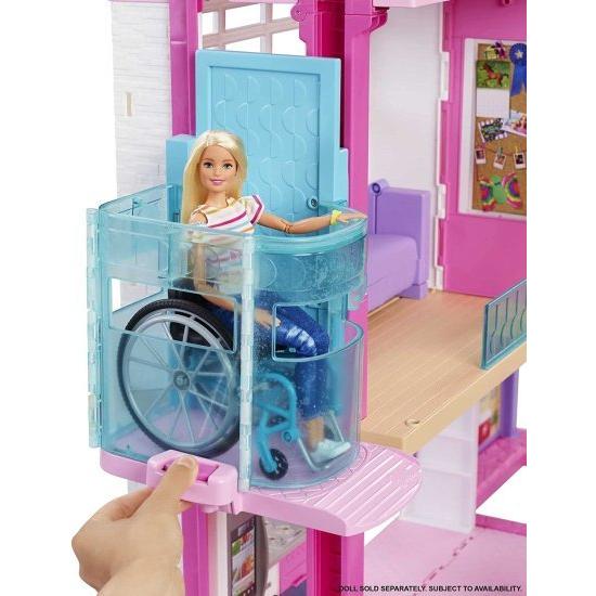 Barbie 車椅子付きのバービードリームハウスドールハウスアクセス可能