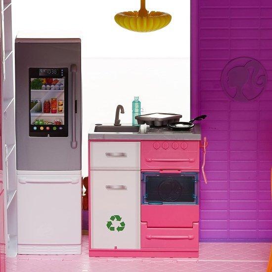 Barbie プール、スライド、エレベーターを備えたバービードリーム