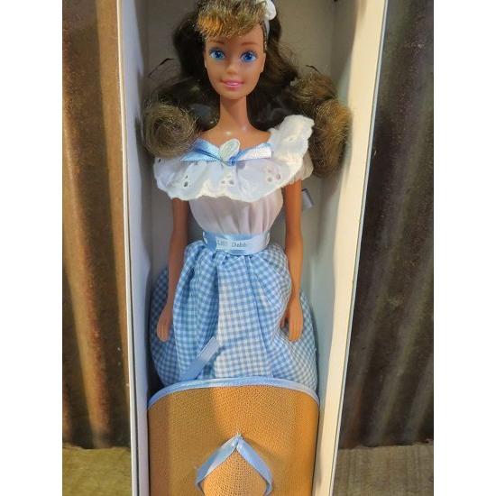 Barbie バービー1995シリーズIIコレクターズエディション12インチドール - バービーとしてのバービースナックの女の子ドレス、サッシ、靴、ヘアリボン、帽子、_1