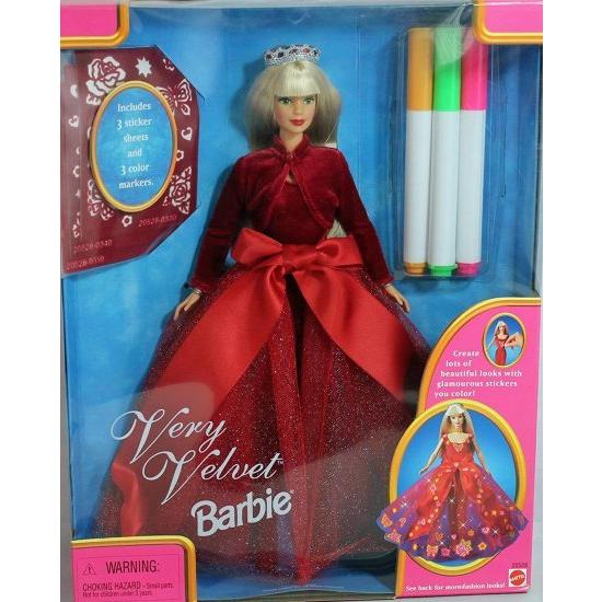 Barbie バービー20528 1998非常にベルベット人形