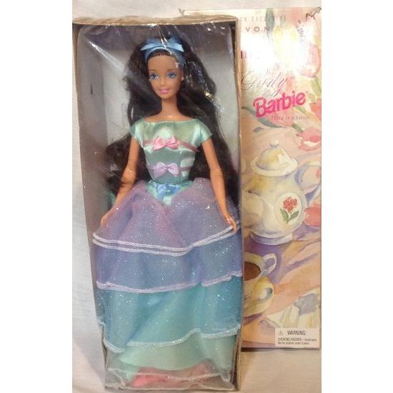 Barbie マテルスペシャルエディションスプリングティーパーティーバービー、ブルネット