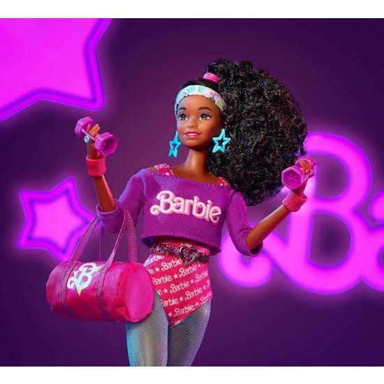Barbie バービー Rewind 80年代のエディションワークインズアウト人形（11.5インチのブルネット）ボディスーツ、レッグウォーマー、アクセサリー、カセットテ_3