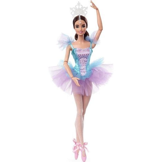 Barbie バービーシグネチャーバレエは人形（ブルネット、12インチ）、ポーズ可能、バレリーナのコスチューム、チュチュ、ポイントシューズ＆ティアラ、6歳以上の画像