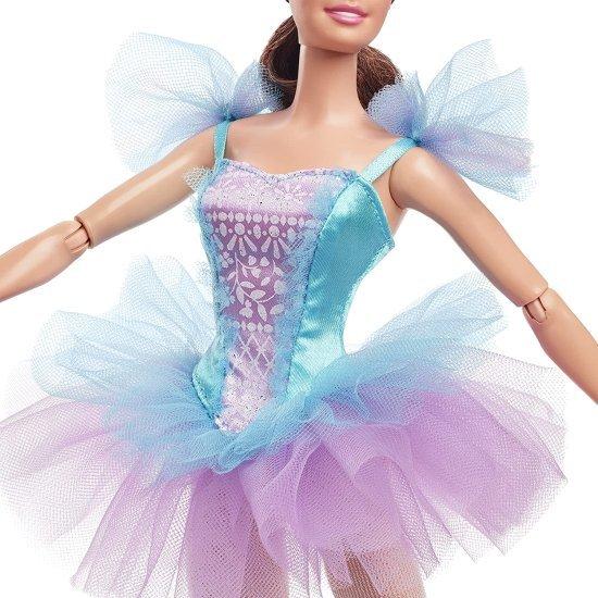 Barbie バービーシグネチャーバレエは人形（ブルネット、12インチ）、ポーズ可能、バレリーナのコスチューム、チュチュ、ポイントシューズ＆ティアラ、6歳以上の画像