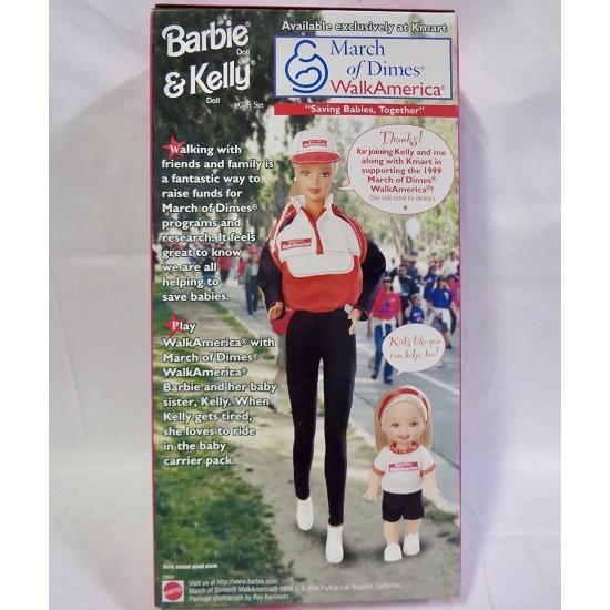 Barbie バービーとケリー・マーチ・オブ・ダイムズ・ウォーク・アメリカペンの画像