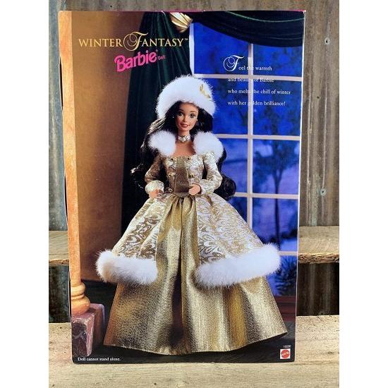 Barbie 1995ウィンターファンタジーバービーブルネット - サムズクラブ専用_3