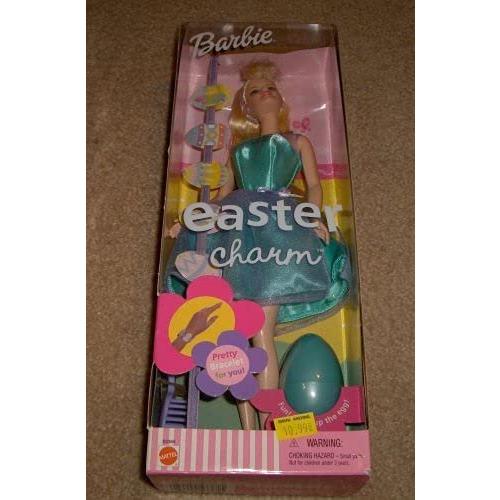 Barbie バービーイースターチャームドールスペシャルエディションwプリティブレスレットフォーユー（2001）