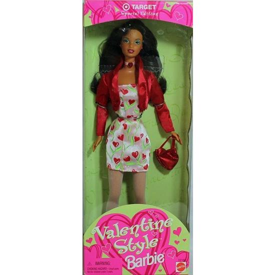 Barbie バービー 22150 1998ターゲットバレンタインスタイルアフリカ系アメリカ人人形