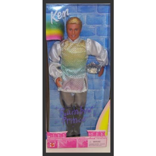 Barbie 珍しいレインボープリンスケンバービー人形