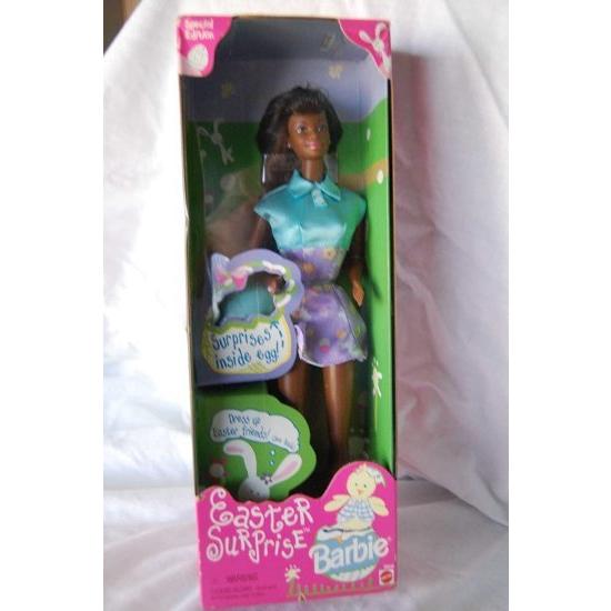 Barbie イースターサプライズバービーアフリカ系アメリカ人1998マテル＃20543