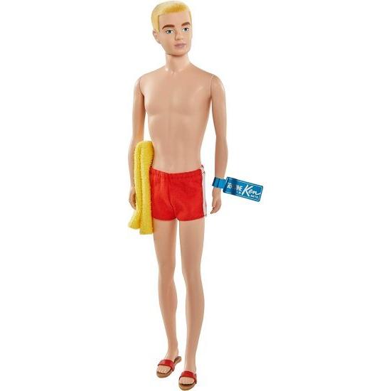 Barbie バービーシグネチャーケン60周年記念ビンテージ人形の再現（12インチ）シルクストーンボディとリストタグを備えた大人のコレクター用