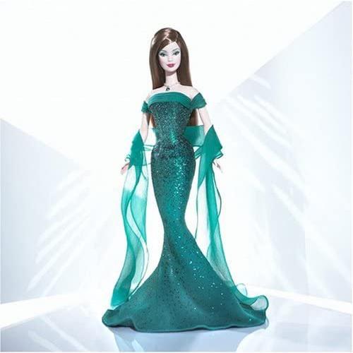Barbie バービー Dollは、Mattelによるエメラルド誕生石のコレクションをメイメイに行うことができます