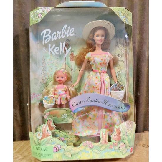 Barbie 特別版バービー＆ケリーイースターガーデンハントギフトセット12と4の数字には、イースターガーデンハントゲームが含まれています！