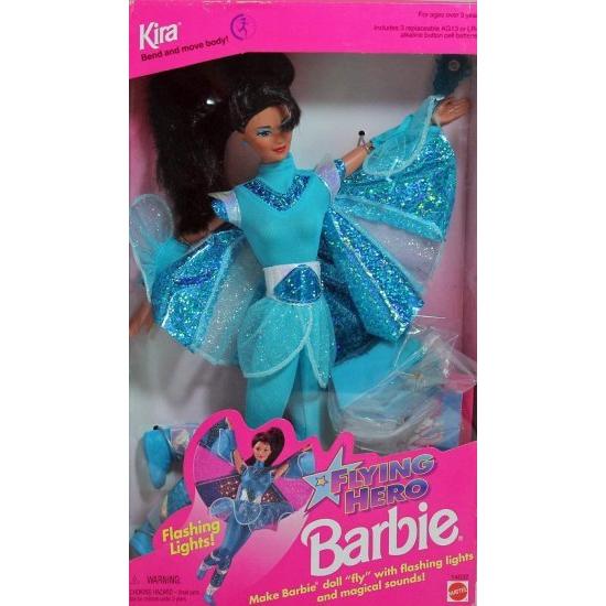 Barbie フライングヒーローバービーキラドールWライト＆サウンド（1995）