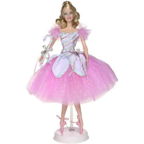 【保障できる】Barbie バービー Peppermint Candy Cane Doll The Nutcracker Classic Ballet Collector Edition（2002）