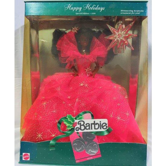Barbie Happy Holidays Special Edition 1990アフリカ系アメリカ人バービー人形