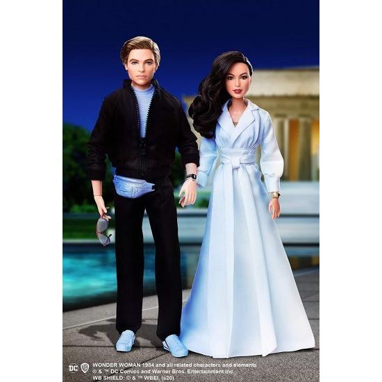 Barbie バービーコレクターワンダーウーマン1984ガラガウンでダイアナプリンスドールとの2ドールギフトセット、トラックスーツのスティーブトレバードール、さ_2