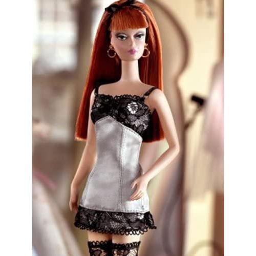 Barbie バービーシルクストーンランジェリーファッションモデル＃6赤いこと天々あやつり人形 着せかえ人形、抱き人形-おもちゃ-人形