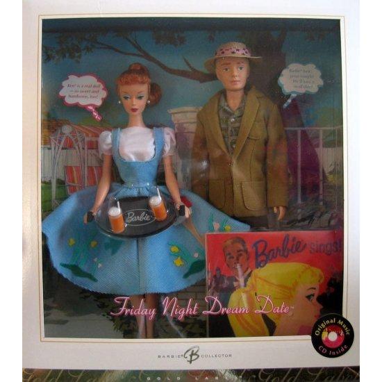 Barbie バービーフライデーナイトドリームデートバービー＆ケンドールギフトセットW CD -Gold Label Reproduction Collector（2006）