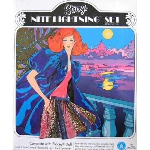 Barbie バービー Stacey Nite Lightening Set 1969 Reproduction Gold Label 7,700 Worldwide（2005） おもちゃ-着せかえ人形、抱き人形-ゲーム、おもちゃ