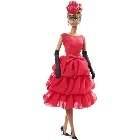 Barbie バービーコレクターBFMC、レッドドレスアフリカ系アメリカ人人形