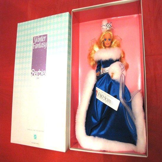 Barbie バービー 5946 1990 FAO Schwarz Winter Fantasy Doll_1