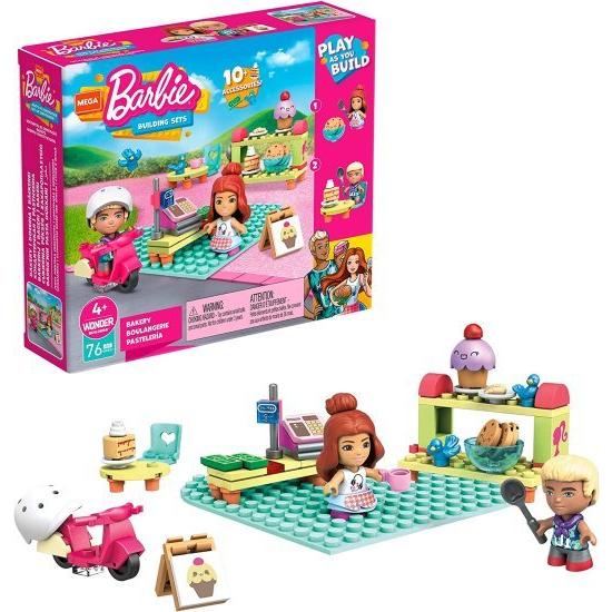 Barbie Mega Construx バービー Bakery、子供向けのおもちゃを作る