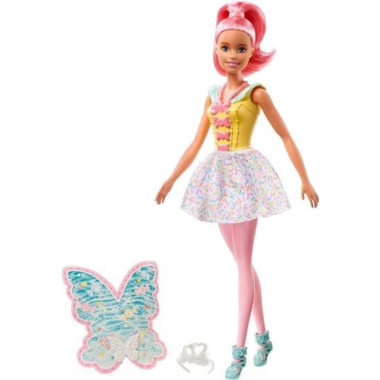 Barbie バービードリームトピアフェアリードール、約12インチ、カラフルなキャンディーテーマ、ピンクの髪と翼、3-7歳｜worldsports｜03
