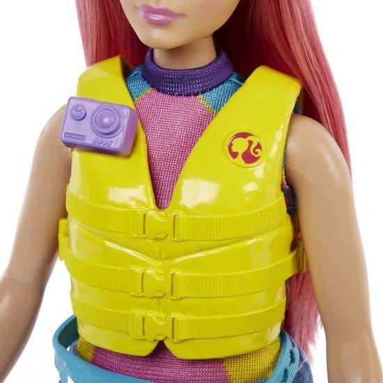 Barbie バービーそれはデイジードール（ピンクの髪の曲線、11.5インチ）、ペットの子犬、カヤック、キャンプアクセサリー、3-7歳のギフトを備えた2つのキャン_2