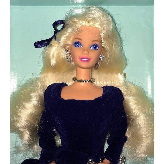 Barbie バービースペシャルエディションウィンターベルベット人形コーカシアン1stシリーズ
