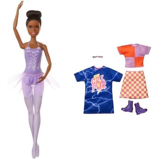 Barbie バービー人形とバービーファッション2パックw  cdu-エレクトリックガールパワー