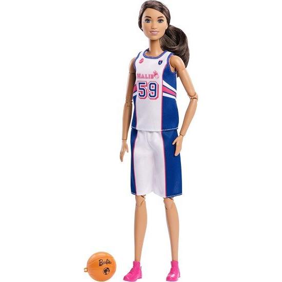 Barbie バービー?は、籠球運動選手のあやつり人形を動かす利益に作られました 着せかえ人形、抱き人形-人形-ゲーム、おもちゃ
