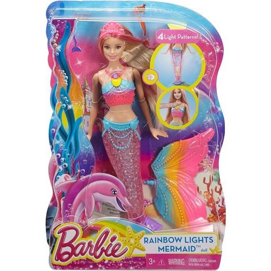Barbie ライトアップテール付きバービー人形の人魚！ 、Blonde