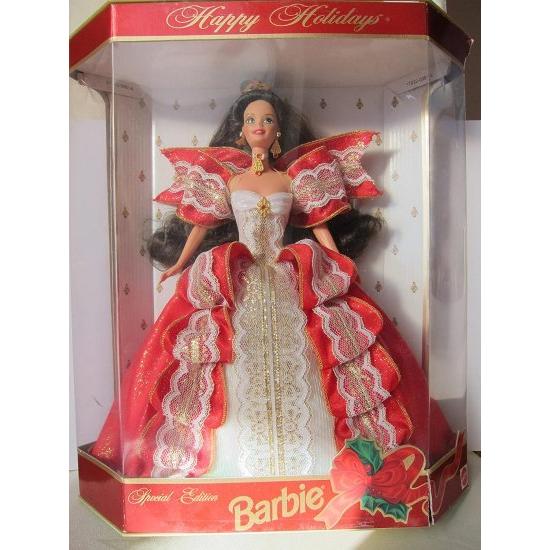 Barbie バービー Happy Holidays Doll -Special Edition 10th Aniversary Hallmark 5th in Series（1997）の画像