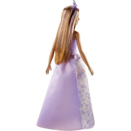 Barbie バービードリームトピアプリンセスドール、紫色の宝石風の衣装とティアラを着た約12インチのブルネット、3-7歳の画像