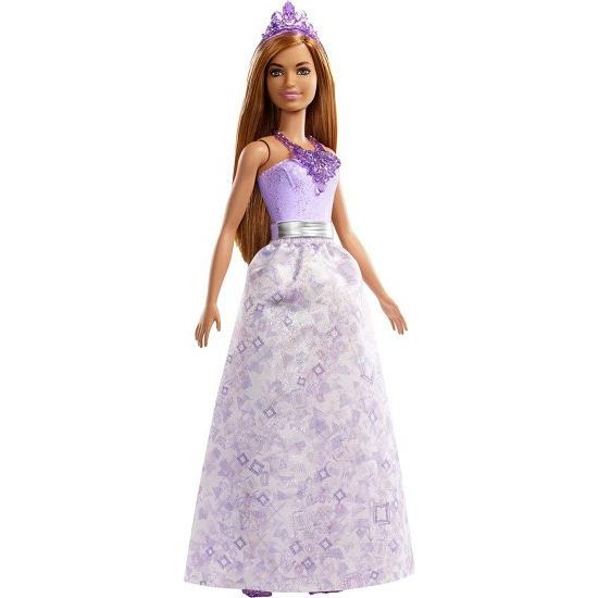 Barbie バービードリームトピアプリンセスドール、紫色の宝石風の衣装とティアラを着た約12インチのブルネット、3-7歳の画像