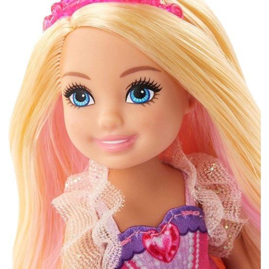 Barbie ハートドレス、2つのベビーユニコーンとアクセサリー、3-7歳のギフトでチェルシープリンセスドールと一緒にセットセットバービードリームトピアギフトの画像