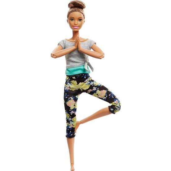 Barbie 22の合わせ目と瑜伽の服、花、青であやつり人形を動かす利益に作られたバービー 着せかえ人形、抱き人形-おもちゃ