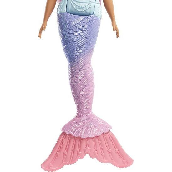 Barbie バービードリームトピアマーメイドドール、約12インチ、虹の尾、紫色の髪、3-7歳の髪の毛の画像