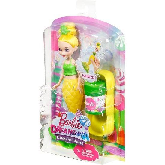 Barbie バービードリームトピアバブル 'n楽しい人魚黄色の人形の画像