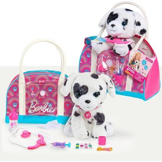 Barbie バービー Hug＆Kiss Pet 9ピースドクタードクターセットDalmatian Puppy、Just Play