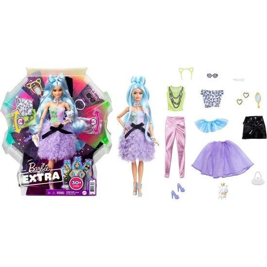 Barbie ペット、ミックス＆マッチピース、30+の外観、複数の柔軟なジョイント、子供3歳＆アップ、GYJ69でセットされたバービーエクストラドール＆アクセサリーの画像