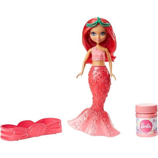 Barbie バービードリームトピアバブル 'n楽しい人魚の赤い人形