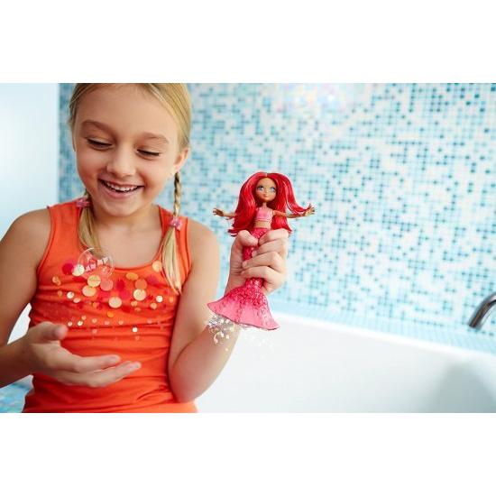 Barbie バービードリームトピアバブル 'n楽しい人魚の赤い人形の画像