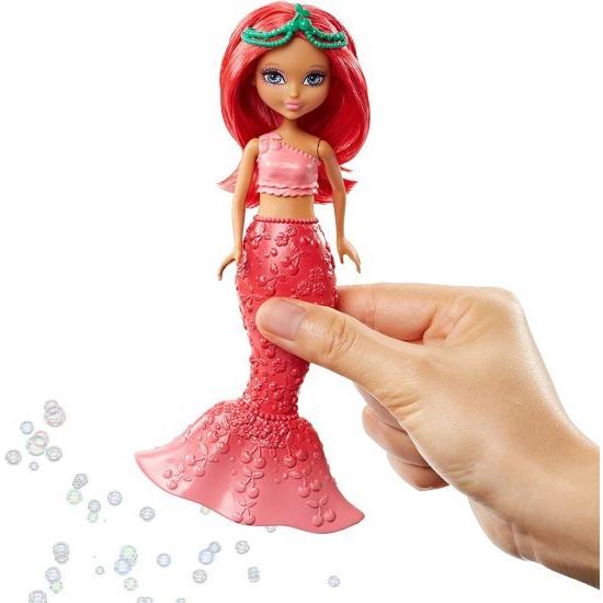 Barbie バービードリームトピアバブル 'n楽しい人魚の赤い人形の画像