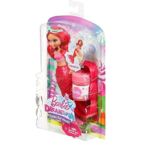 Barbie バービードリームトピアバブル 'n楽しい人魚の赤い人形の画像