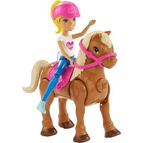 Barbie ガー・キャラメル・ポニーと人形のバービー