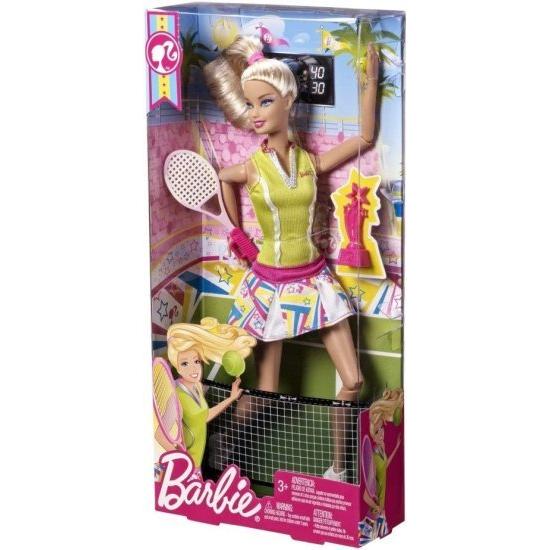 Barbie バービー私はチームバービーオリンピックテニスドールになる出来事ができます 人形-おもちゃ-着せかえ人形、抱き人形