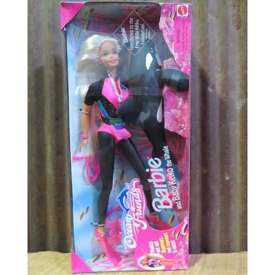 Barbie オーシャンフレンズバービーとベイビーケイコクジラセット